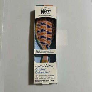 Wet Brush Original Detangler‎ Hair Brush-Limited Edition-Artful Ace- Flag Up-New